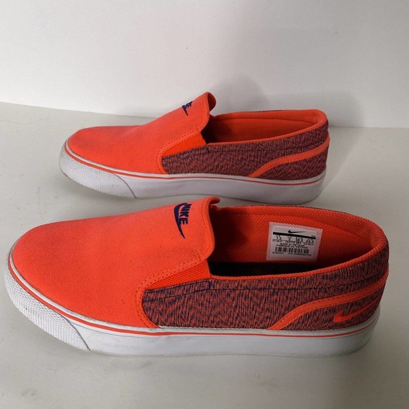 Nike Womens Toki Slip On Canvas Shoe Pink Sz 7.5 Loafer Casual - Picture 6 of 10